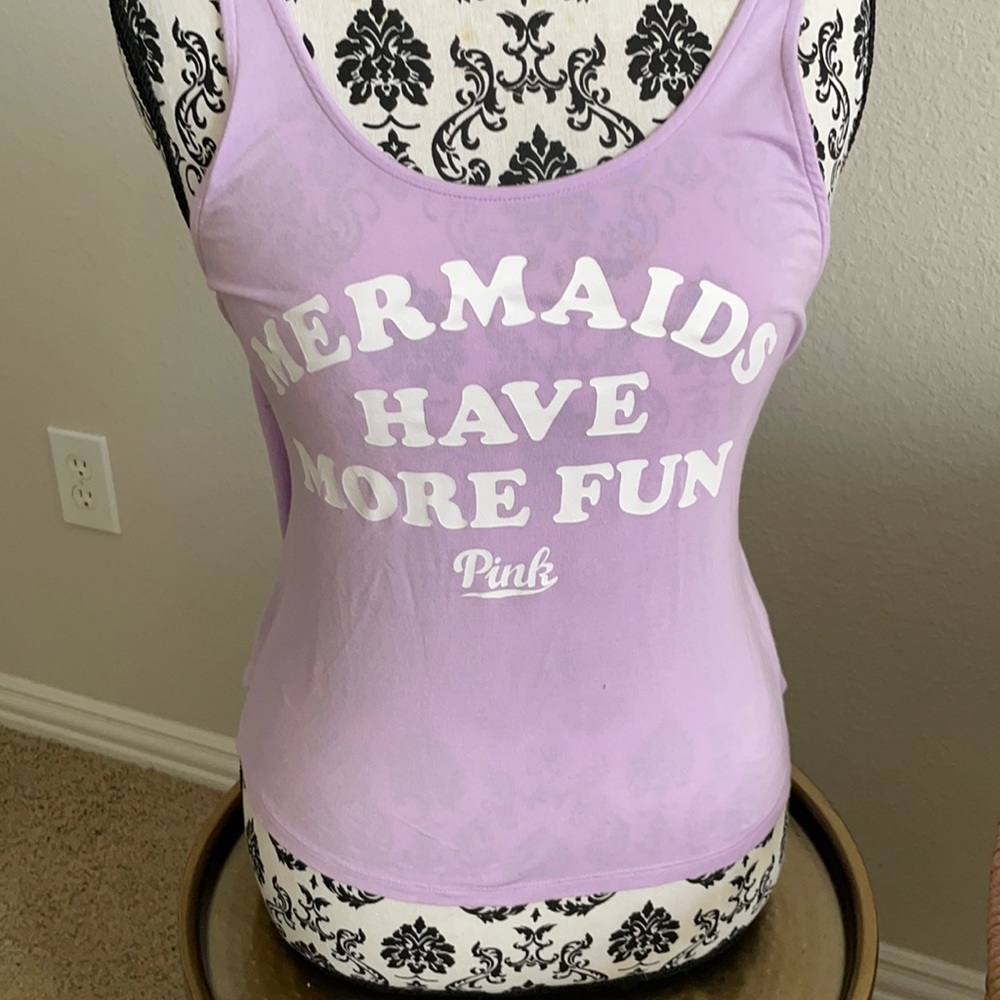 PINK tank in lilac